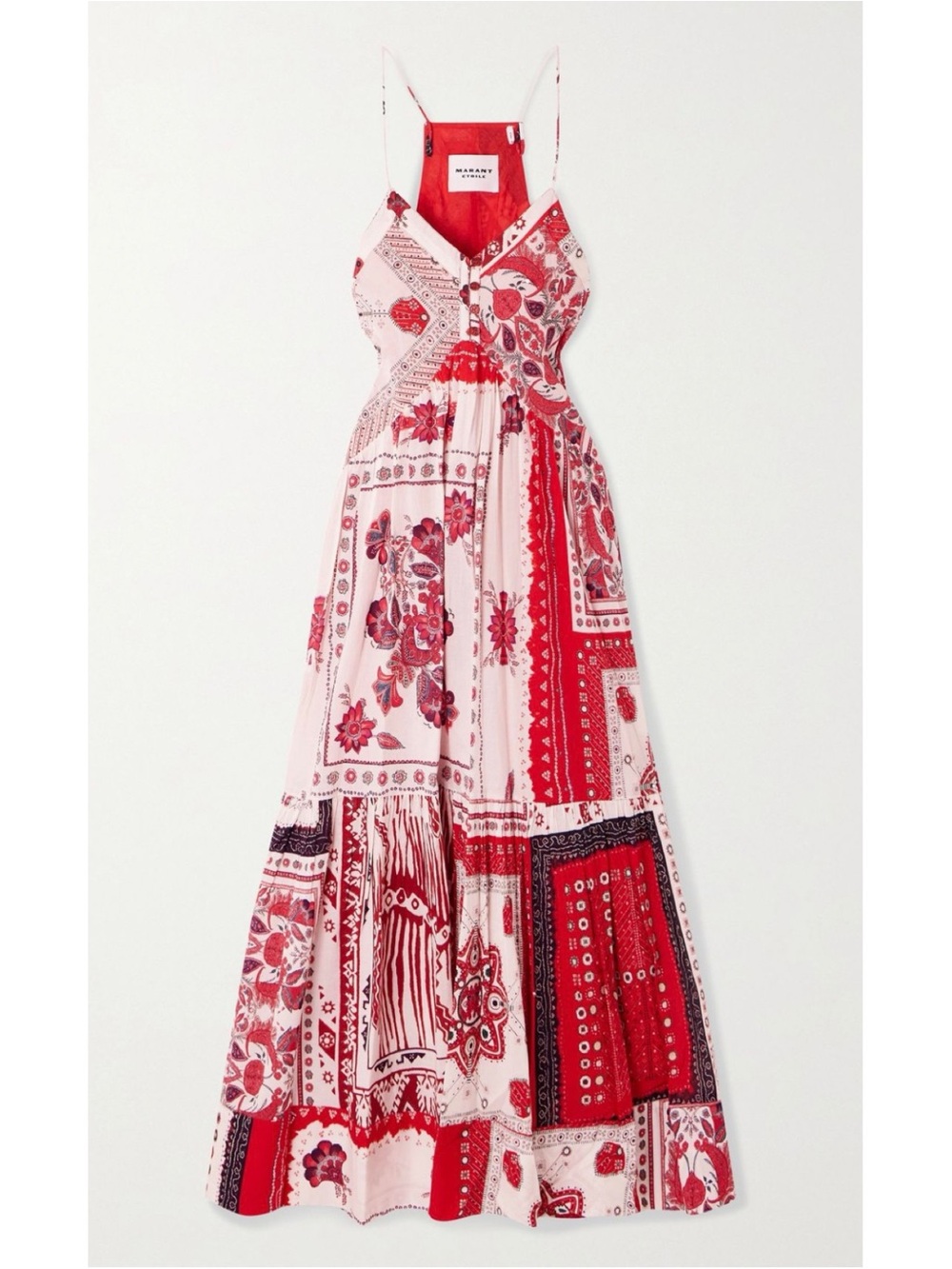 Isabel Marant Étoile Saba Printed Cotton-Voile Maxi Dress